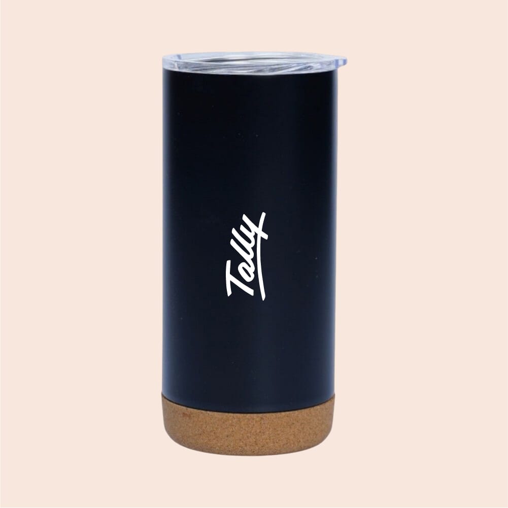 Hookie Mug- Black With Natural Brown- 450ml